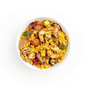 Bundle: Shrimp and Smoked Andouille Sausage Jambalaya + Beefy Baked Mac and Cheese - 4 Meal Pack